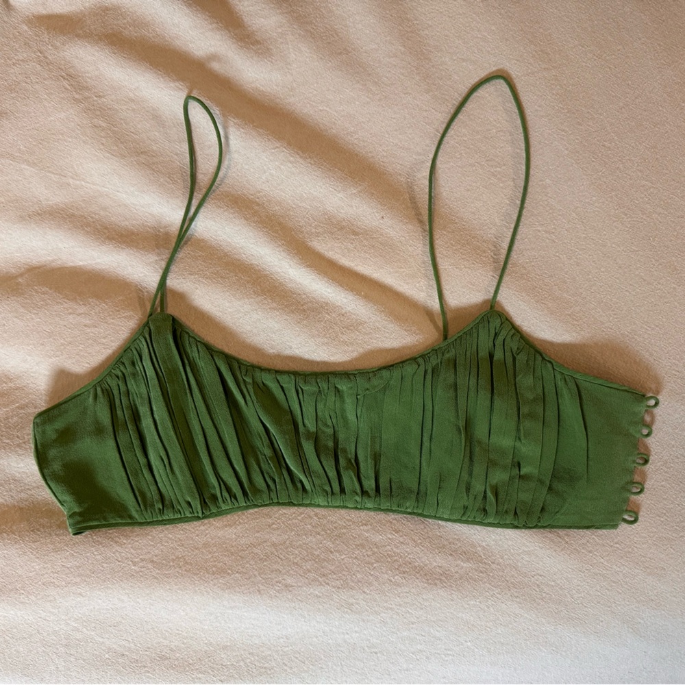 Doen Amora Silk Cropped Top XS